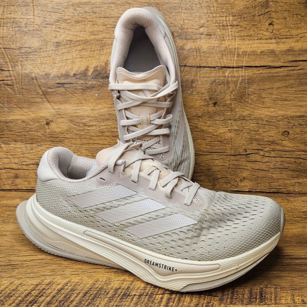Adidas Supernova Prima Beige Dreamstrike cushion Running Sneakers size 9
